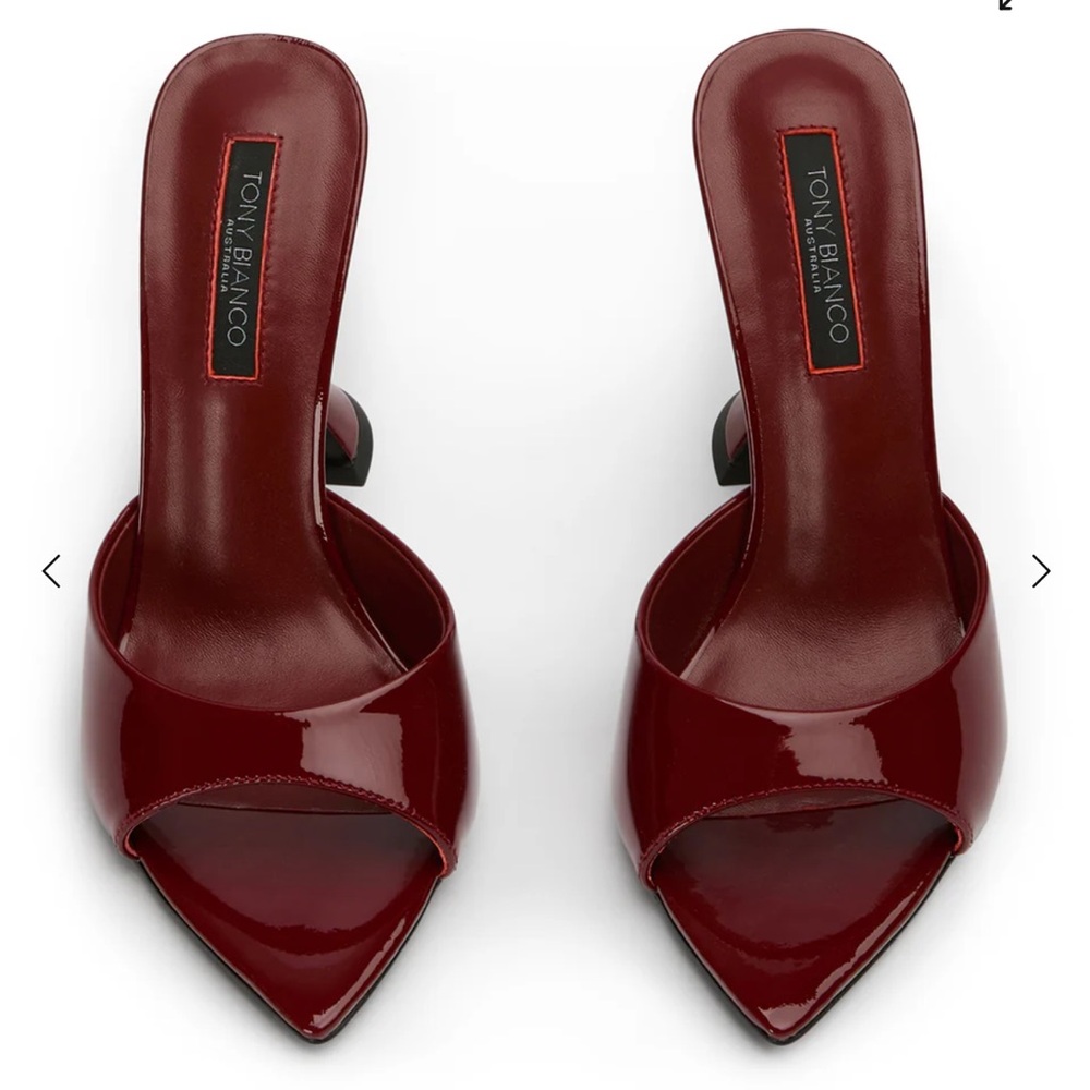 Elegant Burgundy Women's Heels - Tony Bianco - Picture 3 of 4
